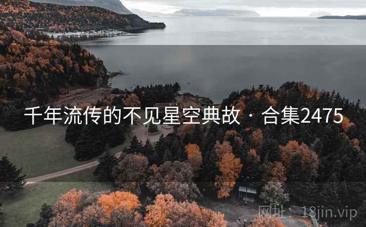千年流传的不见星空典故 · 合集2475